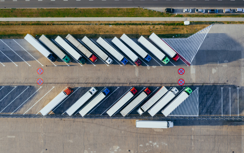 truks from above