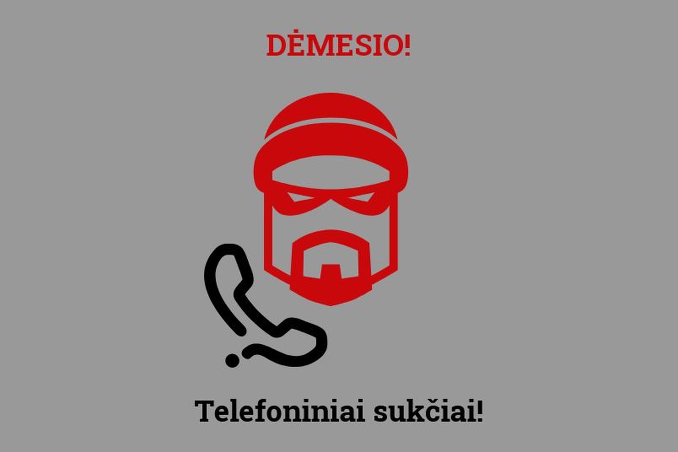 telefoninia sukčiai vektorinis piešinėlis